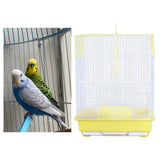 Bird Cage House Pet Supplies Nest Standing Pole Birdcage for Parrot Finches Yellow - Aladdin Shoppers