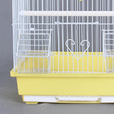 Bird Cage House Pet Supplies Nest Standing Pole Birdcage for Parrot Finches Yellow - Aladdin Shoppers