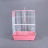 Bird Cage House Pet Supplies Nest Standing Pole Birdcage for Parrot Finches Red - Aladdin Shoppers