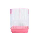 Bird Cage House Pet Supplies Nest Standing Pole Birdcage for Parrot Finches Red - Aladdin Shoppers