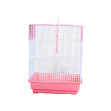 Bird Cage House Pet Supplies Nest Standing Pole Birdcage for Parrot Finches Red - Aladdin Shoppers