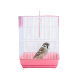 Bird Cage House Pet Supplies Nest Standing Pole Birdcage for Parrot Finches Red - Aladdin Shoppers