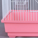 Bird Cage House Pet Supplies Nest Standing Pole Birdcage for Parrot Finches Red - Aladdin Shoppers