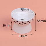 Elevated Cat Food Bowl Pet for Small Dog Ceramic Raised Tilted Pet Feeder - Aladdin Shoppers