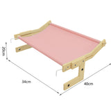 Cat Window Perch Blanket Sturdy Window Hanging Bed Hammock for Indoor Cats S Pink - Aladdin Shoppers