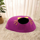 Kitten Felt Hammock Sleeping Mat Breathable Pad for Rabbits Window Indoor Violet - Aladdin Shoppers