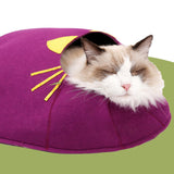 Kitten Felt Hammock Sleeping Mat Breathable Pad for Rabbits Window Indoor Violet - Aladdin Shoppers