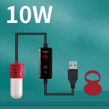 Aquarium Fish Tank Heater Small Tank Heater Temperature Adjustable LED 10w - Aladdin Shoppers