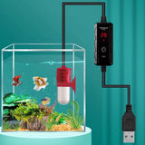 Aquarium Fish Tank Heater Small Tank Heater Temperature Adjustable LED 10w - Aladdin Shoppers