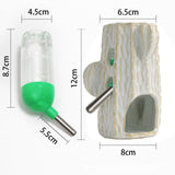 Hamster Cage Drinking Water Bottle Pet Automatic Drinking Bottles for Rabbit White - Aladdin Shoppers