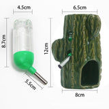 Hamster Cage Drinking Water Bottle Pet Automatic Drinking Bottles for Rabbit Dark Green - Aladdin Shoppers