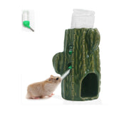 Hamster Cage Drinking Water Bottle Pet Automatic Drinking Bottles for Rabbit Dark Green - Aladdin Shoppers