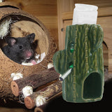 Hamster Cage Drinking Water Bottle Pet Automatic Drinking Bottles for Rabbit Dark Green - Aladdin Shoppers