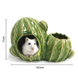 Hamster House Habitat Cave Small Animal House Cactus Shaped Pet Nesting - Aladdin Shoppers
