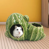 Hamster House Habitat Cave Small Animal House Cactus Shaped Pet Nesting - Aladdin Shoppers