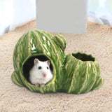 Hamster House Habitat Cave Small Animal House Cactus Shaped Pet Nesting - Aladdin Shoppers