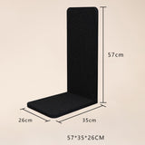 Foldable Cat Scratcher Kitten Play Activity Rest Claw Scratching Board Black - Aladdin Shoppers