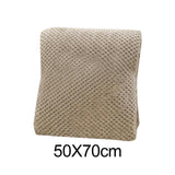 Warm Pet Throw Blanket Flannel Doggy Solid Color Adult Couch Winter Brown - Aladdin Shoppers