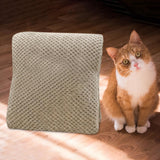 Warm Pet Throw Blanket Flannel Doggy Solid Color Adult Couch Winter Brown - Aladdin Shoppers