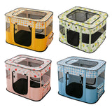 Cat Bed Oxford Fabric Nest House Cat Tent Cat House for Rabbit Small Dogs Yellow - Aladdin Shoppers