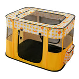 Cat Bed Oxford Fabric Nest House Cat Tent Cat House for Rabbit Small Dogs Yellow - Aladdin Shoppers