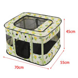 Cat Bed Oxford Fabric Nest House Cat Tent Cat House for Rabbit Small Dogs Green - Aladdin Shoppers