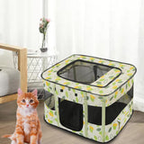 Cat Bed Oxford Fabric Nest House Cat Tent Cat House for Rabbit Small Dogs Green - Aladdin Shoppers