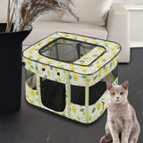 Cat Bed Oxford Fabric Nest House Cat Tent Cat House for Rabbit Small Dogs Green - Aladdin Shoppers