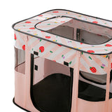 Cat Bed Oxford Fabric Nest House Cat Tent Cat House for Rabbit Small Dogs Pink - Aladdin Shoppers