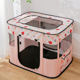 Cat Bed Oxford Fabric Nest House Cat Tent Cat House for Rabbit Small Dogs Pink - Aladdin Shoppers