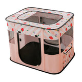 Cat Bed Oxford Fabric Nest House Cat Tent Cat House for Rabbit Small Dogs Pink - Aladdin Shoppers