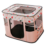 Cat Bed Oxford Fabric Nest House Cat Tent Cat House for Rabbit Small Dogs Pink - Aladdin Shoppers