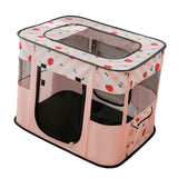 Cat Bed Oxford Fabric Nest House Cat Tent Cat House for Rabbit Small Dogs Pink - Aladdin Shoppers