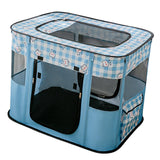 Cat Bed Oxford Fabric Nest House Cat Tent Cat House for Rabbit Small Dogs Blue - Aladdin Shoppers