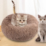 Warm Pet Bed Mat Sleeping Pad Pet Supplies Mattress Indoor Cats Kennel Brown - Aladdin Shoppers