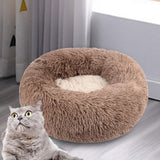 Warm Pet Bed Mat Sleeping Pad Pet Supplies Mattress Indoor Cats Kennel Brown - Aladdin Shoppers