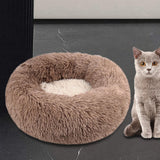 Warm Pet Bed Mat Sleeping Pad Pet Supplies Mattress Indoor Cats Kennel Brown - Aladdin Shoppers