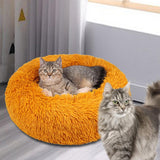 Warm Pet Bed Mat Sleeping Pad Pet Supplies Mattress Indoor Cats Kennel Orange - Aladdin Shoppers