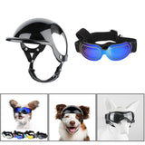 Fashion Pet Clothing Kit Riding Protection Adjustable Dog Supplies S Hat, Blue Glasses - Aladdin Shoppers