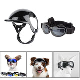 Fashion Pet Clothing Kit Riding Protection Adjustable Dog Supplies S Hat, Black Glasses - Aladdin Shoppers