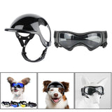 Fashion Pet Clothing Kit Riding Protection Adjustable Dog Supplies M Hat and M Glasses - Aladdin Shoppers