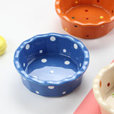 Cat Bowl Stable Dog Bowl Cat Food Plate Pets Feeding Station Pet Feeder Blue - Aladdin Shoppers