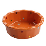 Cat Bowl Stable Dog Bowl Cat Food Plate Pets Feeding Station Pet Feeder Orange - Aladdin Shoppers
