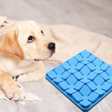 Cat Dog Sniffing Mat IQ Training Slow Feeding Mat for Small/Large Dogs Blue - Aladdin Shoppers