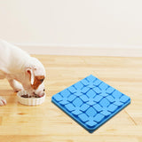 Cat Dog Sniffing Mat IQ Training Slow Feeding Mat for Small/Large Dogs Blue - Aladdin Shoppers