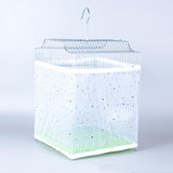 Bird Cage Cover Birdcage Catcher for Budgies Parakeet Square Round Cages White - Aladdin Shoppers