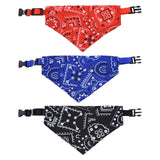 Cat Neck Scarf Bandana Accessories Neckerchief Tie Medium Large Dogs Red - Aladdin Shoppers