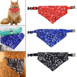 Cat Neck Scarf Bandana Accessories Neckerchief Tie Medium Large Dogs Red - Aladdin Shoppers