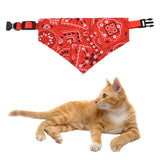 Cat Neck Scarf Bandana Accessories Neckerchief Tie Medium Large Dogs Red - Aladdin Shoppers