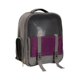 Portable Pet Cat Carrier Backpack Mesh Window Adjustable Shoulder Strap Dark Gray - Aladdin Shoppers